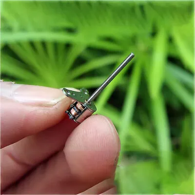 5PCS Mini 6mm 2-phase 4-wire Micro Stepper Motor 17mm Long Screw Rod DIY Camera • $2.09