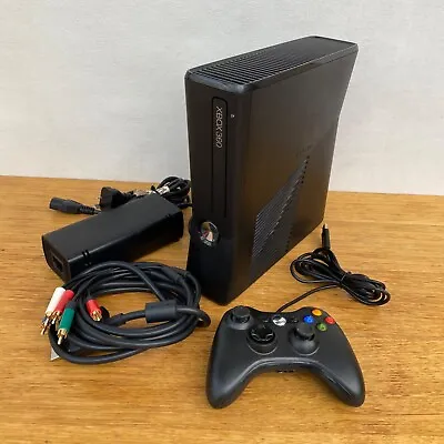 #2🔹🔹 Microsoft Xbox 360 S Slim Home Gaming Console W Controller & Power Supply • $79