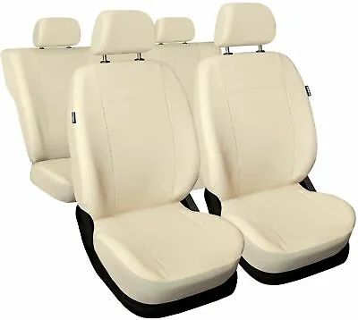 Car Seat Covers Fit VOLVO XC60  XC90 - Leatherette Beige • $80.91