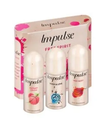 Impulse Rock & Love Body Fragrance Trio Gift Box Pack Set DISCONTINUED • £15.33