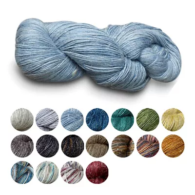 Manos Milo Wool Yarn Merino Linen Light DK Double Hand Dyed Knitting Crochet • £22.45