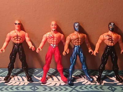 Ja-Ru Wrestle Rampage Tag Team Mexican Wrestler Action Figures 4” Luchadores • $9.99