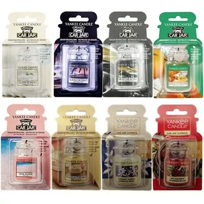 Yankee Candle Jar Car Scents 3D Air Freshener Assorted Scents / Fragrances • £4.99