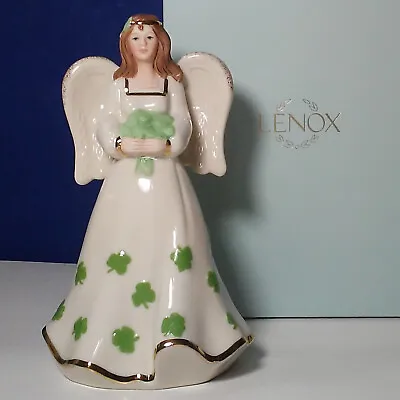 Lenox Irish Angel Figurine With Shamrock Bouquet 24K Gold Accents • $39.95