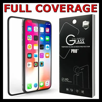 $4.75 • Buy 10D FULL COVER Tempered Glass Screen Protector For Apple IPhone 11 Pro Max X 8 7