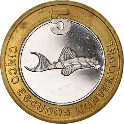 [#384418] Coin CABINDA 5 Escudo Convertivel 2005 MS Bi-Metallic KM:7 • $40.24