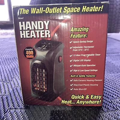 Handy Mini Heater Plug-In Personal Heater For Quick And Easy Heat - Brand New • $15