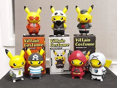 Pokemon Pikachu Villain Costume Figurines Toys Collectable Figures • $22