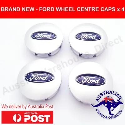 $38.95 • Buy Ford Wheel Centre Caps AU BA EF BF FG Falcon Territory BRAND NEW - FULL SET OF 4