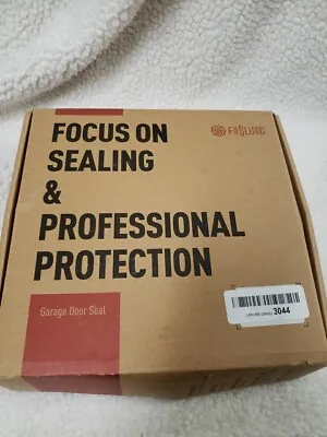 Garage Door Seal Top And Side Seal Strip 34FT Brown Adhesive Backed Rubber Weath • £25.55