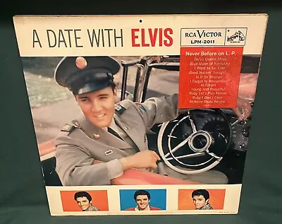 Elvis Presley RCA LPM-2011 A Date With Elvis LP H 3S/3S Original 1959 RARE • $215.60