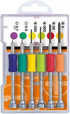 Vessel Precision Micro Screwdriver Set Phillips Flat Slotted 0000 TD-56S JAPAN • $21.19