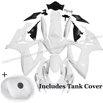 Unpainted Fairing Kit + Tank Cover For Suzuki GSX-R 600 750 2006-2007 Bodywork • $270.99