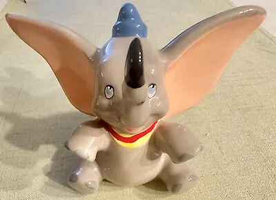 Vintage Walt Disney Dumbo Ceramic Porcelain Figurine. 4” China • $15