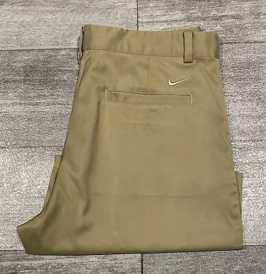 Nike Dri-Fit Tour Performance Stretch 9  Chino Golf Shorts  Khaki  Mens 34 • $18