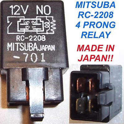 Mitsuba RC-2208 RC-2206 Relay Honda 38501-GN2-014 ST & 714200 • $62