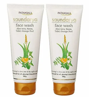 £14.46 • Buy PATANJALI Saundarya Face Wash, 100g (Pack Of 2) Free Shipping