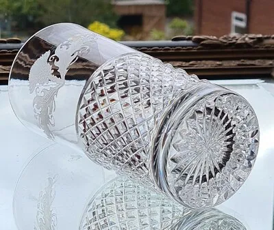£35 • Buy  Amazing Edinburgh Thistle Design 14oz Hiball/ Water Glass (Quality)15cm Tall