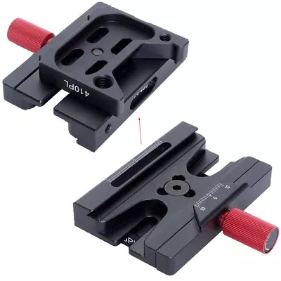 Adapter For Arca Quick Release Plate To Manfrotto RC4 410 Tripod Ball Head Clamp • $9.63