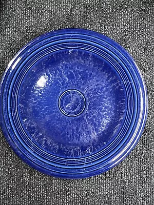 Fiesta Ware Dinner Plate Classic Cobalt Blue Vintage • $24.95