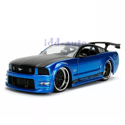 JADA BIGTIME MUSCLE 2006 FORD MUSTANG GT 1/24 DIECAST BLUE With BLACK TOP 99974  • $12.40