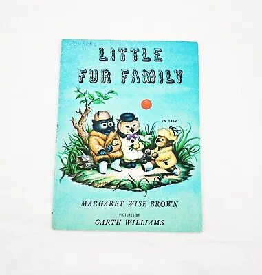 $39.99 • Buy Rare Vintage 1946 Little Fur Family Miniature Childrens Book Margaret Wise Brown