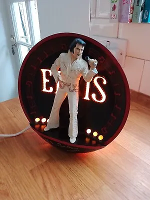 Elvis Presley Lamp.Elvis In The Spotlight.On Stage In Hawaii. • $151.59