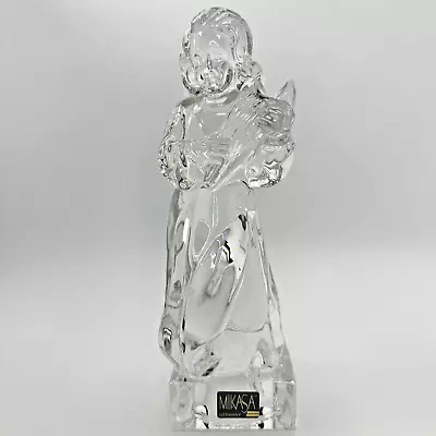 Mikasa Angel Playing Harp Full Lead Crystal Germany 8  Figurine • $13