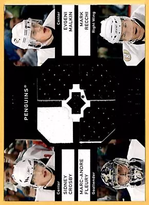 2007-08 Upper Deck Fab Four Fabrics Mark Recchi/Marc-Andre Fleury/Sidney • $83.57