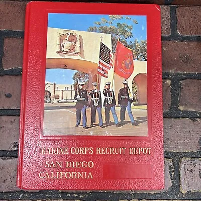 Vintage San Diego California Marine Corps Recruit Depot Hardcover Book • $29