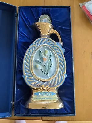 Vintage Jim Beam Tulip Whiskey Decanter W/ Original Case • $6