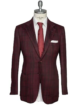 NEW KITON BLAZER VICUNA PERU SILK Size 40 US 50 EU R8 TG28 • $29680