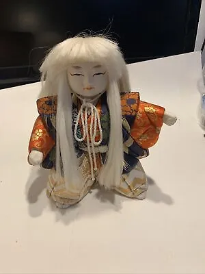Vintage 9” Japanese Kabuki Doll • $49.99