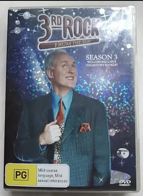 3rd Rock From The Sun Season 3 (DVD 1998): John Lithgow Comedy TV Series R4 • $15