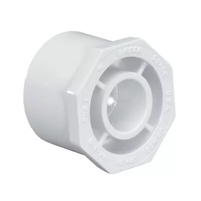 1-1/2   X 1-1/4   Slip X Slip PVC Bushing / Reducer SCH 40 -8113324 • $6.99