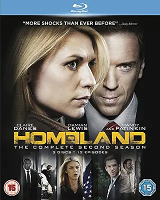 Homeland - Season 2 Blu-ray Drama (2013) Damian Lewis Quality Guaranteed • £2.35