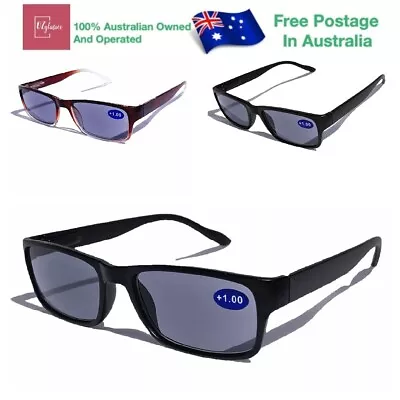 Mens Women's Magnifying Fashion Eyeglasses Sunglasses Tinted Reading Glasses • $12.95