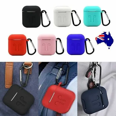 $7.01 • Buy Strap Holder & Silicone Case Cover Skin For Apple Airpod Accessories Airpods