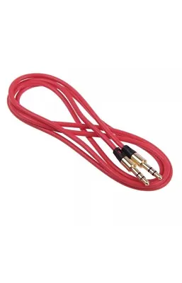 £2.29 • Buy Replacement RED L Jack 3.5mm Audio AUX Cable Cord Lead For BEATS STUDIO SOLO PRO
