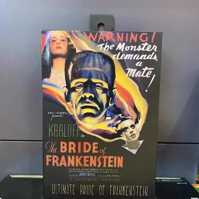 7  NECA Bride Of Frankenstein Universal Monster Black White UltimateFigure • $33.99