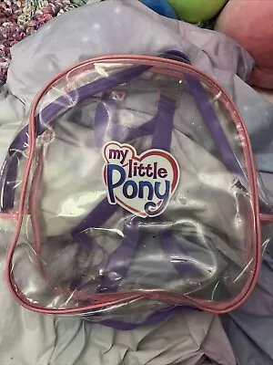 My Little Pony G3 Clear Backpack • $12.99