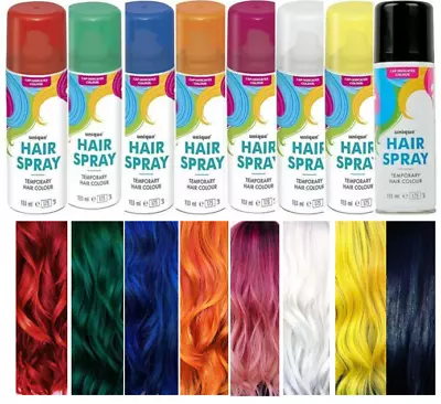 Temporary Hair Color Spray Wash Out Washable Party Fancy Dress Up Party UK • £10.99