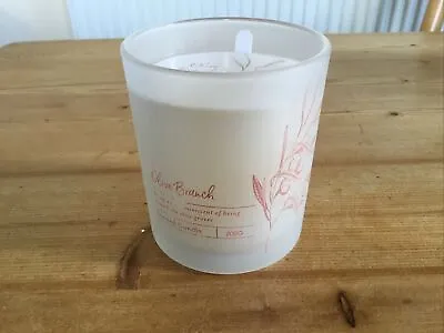 Tesco Riviera Olive Branch Scented Candle In A Glass • £5