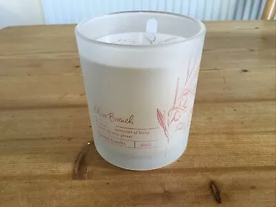 Tesco Riviera Olive Branch Scented Candle In A Glass • £5