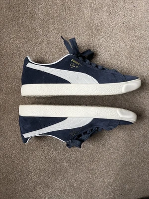 £10 • Buy Puma Clyde OG UK5 For All Time Navy