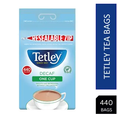 Tetley 440 One Cup Tea Bags Decaffeinated • £406.99