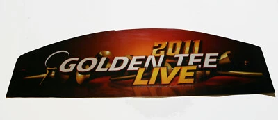 $24.95 • Buy Incredible Technologies 2011 Golden Tee Live Curved Top For Full Upright MARQUEE