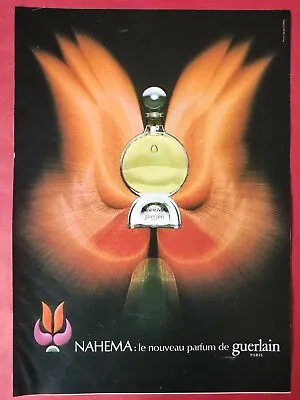 Parfum GUERLAIN Paris Press Advertisement  NAHEMA: Guerlain's New Perfume  • $2.66