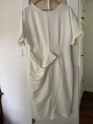 $25 • Buy White Asos Midi Dress 14