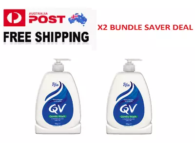 Ego QV Gentle Wash Pump 1Lg - X2 BUNDLE SAVER DEAL • $47.99